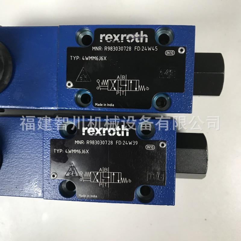 现货Rexroth力士乐液压方向阀R983030728  4WMM6J6X