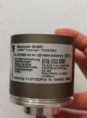 [议价]全新TR帝尔编码器CEV58M-00026,无包装,德国制造