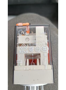 [议价]RINA继电器,型号6C系列,仅适用于90系列插座.全新正品