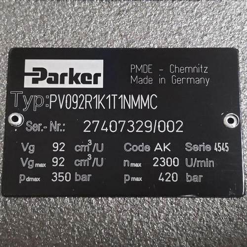 现货PV092R1K1T1NMMC # //派克液压泵齿轮泵叶片泵