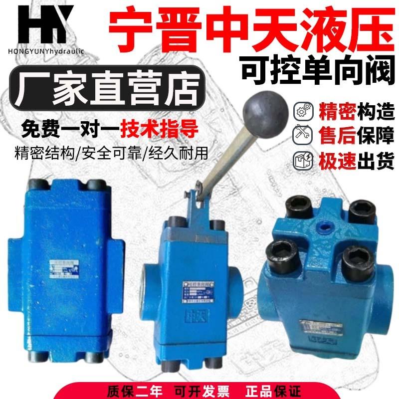 现货宁晋中天液压可控单向阀4D2 5D2 6D2 7D2 8D2 10D2 S B A DYF