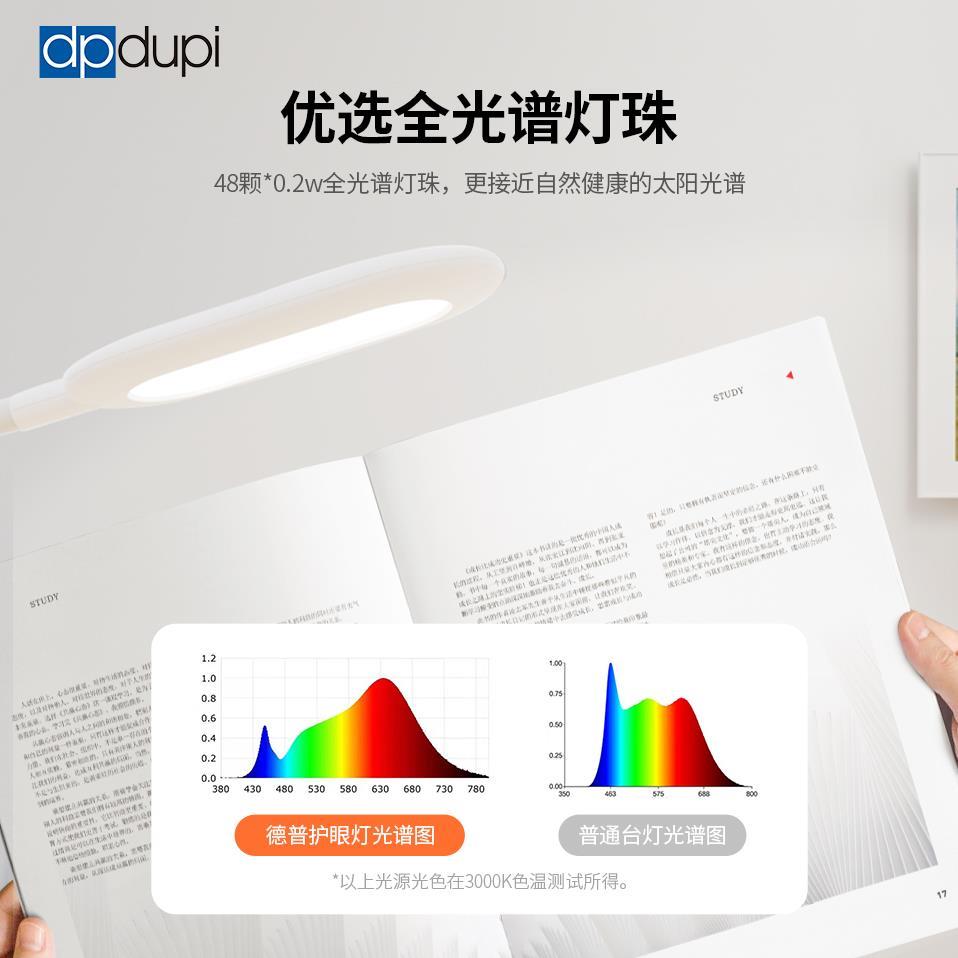 德普落地护眼灯客厅床头儿童学习专用钢琴练谱全光谱立式阅读台灯