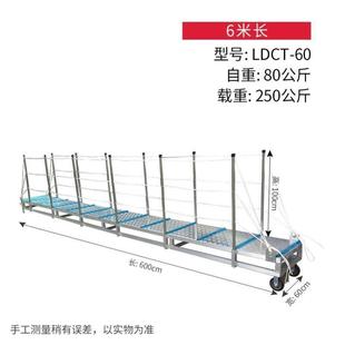 头登船梯岸梯多功能铝梯 船用铝跳板梯子移动平台踏步舷梯桥架码