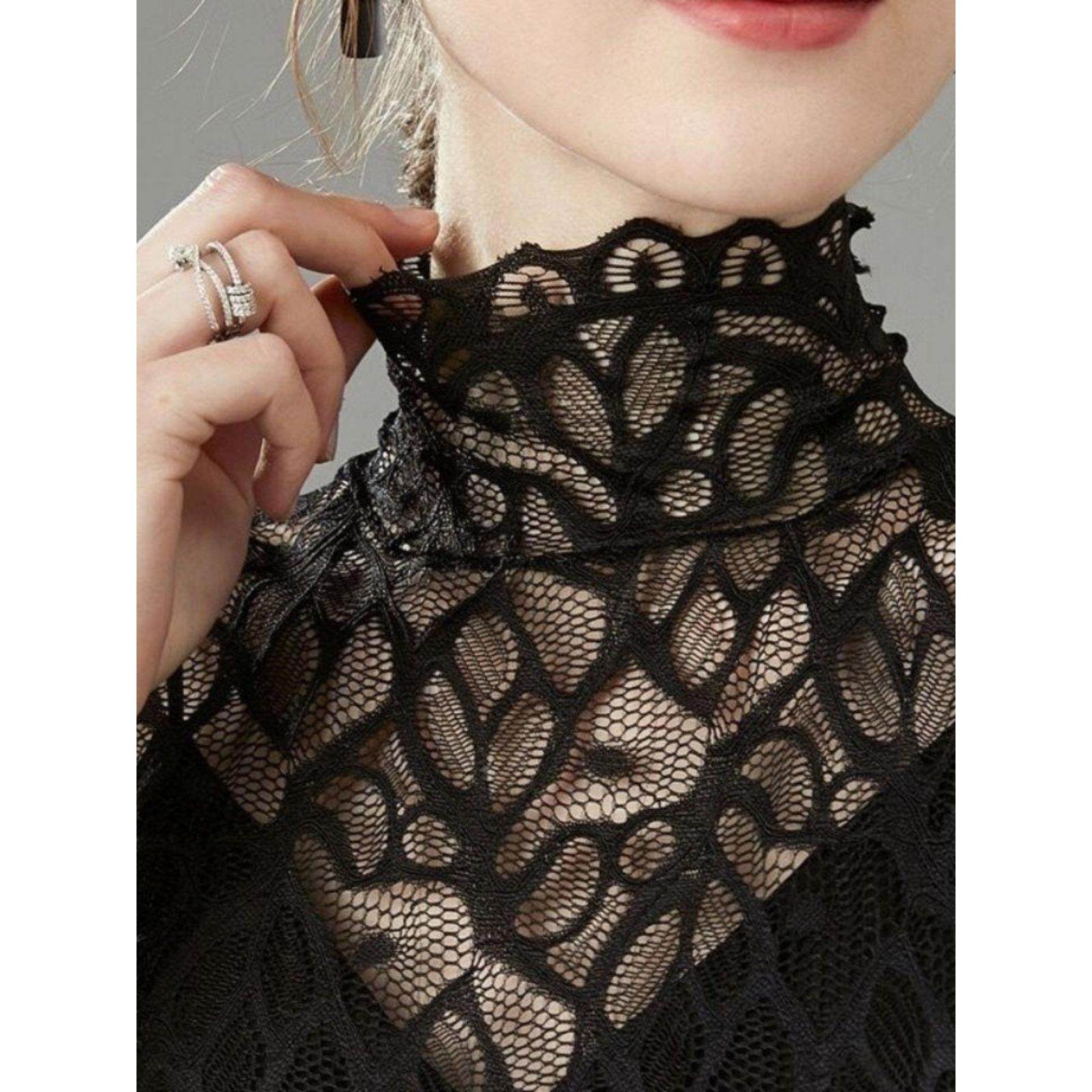 2026秋冬新款蕾丝假领子花边镂空立领女士内搭打底衫高领百搭韩版,服饰配件/皮带/帽子/围巾,假领,淘宝优惠券,粉丝福利购,淘宝优惠卷