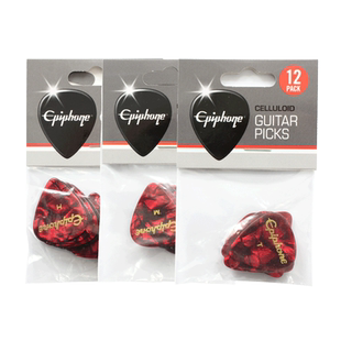 Epiphone依霹风原装电吉他木民谣吉他电贝司电贝斯拨片套装弹片