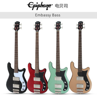 Epiphone依霹风 Bass初学者入门四弦电贝司4弦电贝斯乐器 Embassy