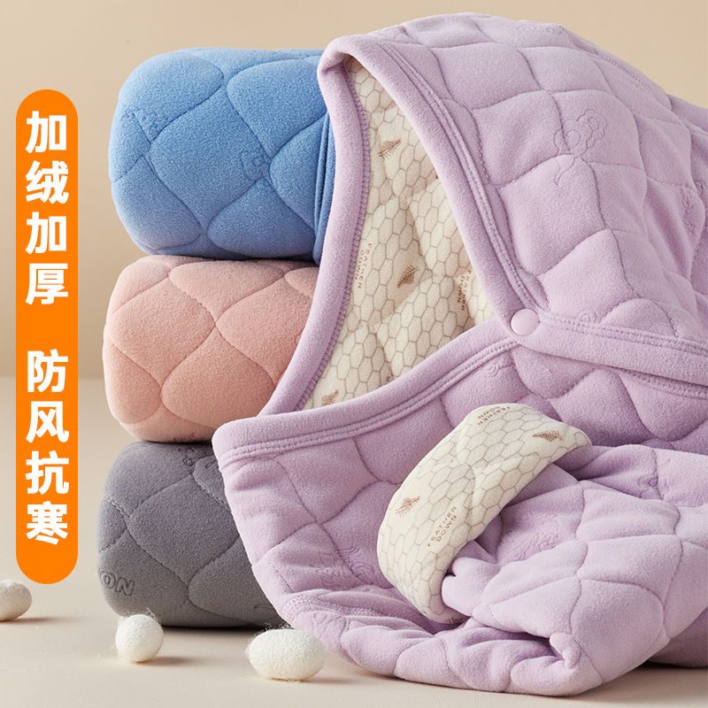 儿童保暖棉衣男女大童加绒上衣青少年中小学生校服神器棉服秋冬季