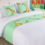 Đuôi pad giường ngủ dải đuôi trang trí dải vải cao cấp giường đuôi khăn giường cờ hoạt hình anime dài Jin rượu vang - Trải giường thảm lông cừu trải giường