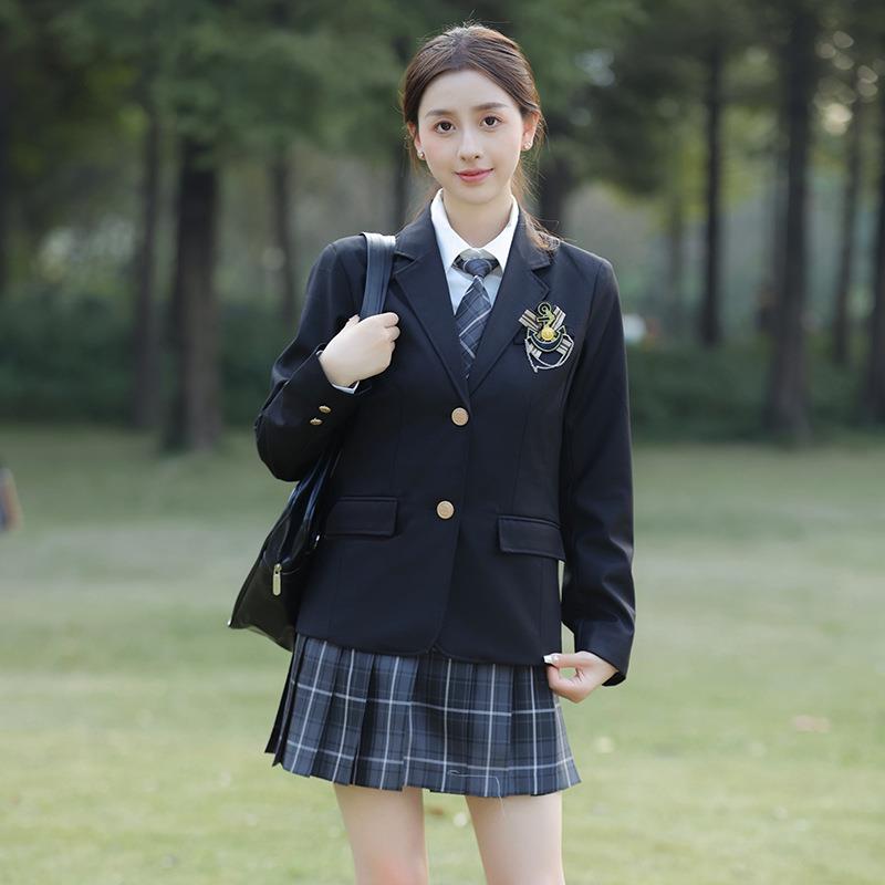 连云港衣世家服饰有限公司jk制服秋冬jk西装套装外套女jk套装校供