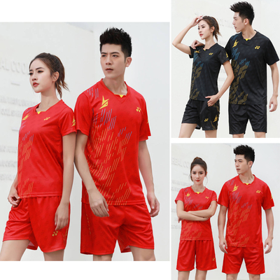 2019新款羽毛球服套装男女款 林丹五代速干比赛服圆领短袖T恤短|ruв категории движение/йога/фитнес/фанаты товаров, бадминтон, бадминтон одежды - от Buy2taobao.com для оказания профессиональной услуги покупки агента Taobao