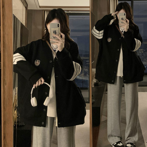 棒球服外套女中长款2026春秋季新
