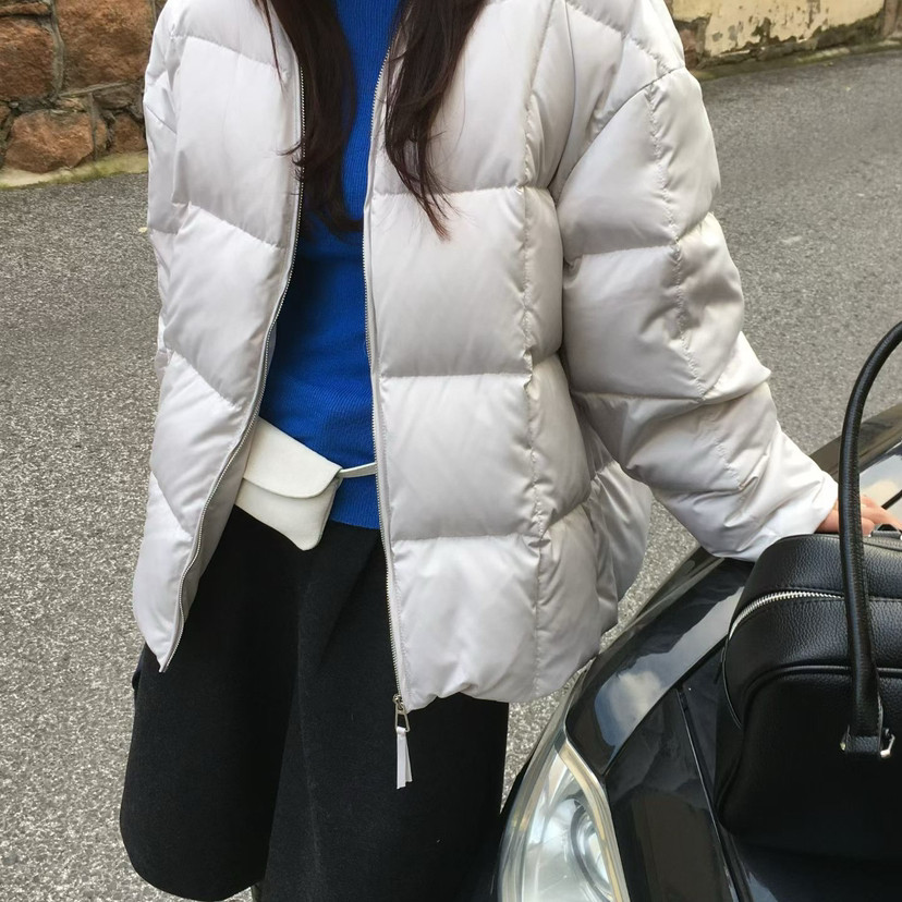 一善中长款羽绒服外套冬丝带可拆卸充绒量185保暖羽绒服外套007l