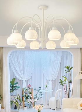 The main light for the French cream windshield lobby is appr