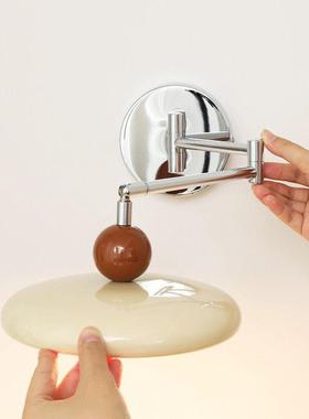 The French-style cream windshield headlights for the bedroom