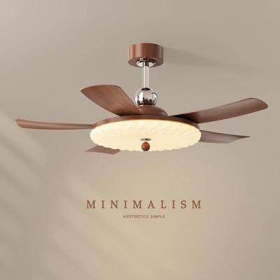 A new medium-winded walnut wood fan with a silent voice in t