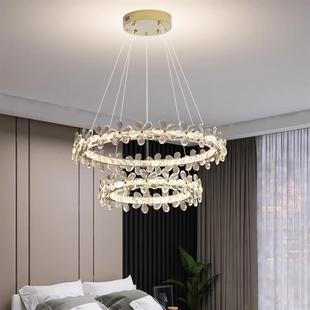 chandelier the red living light room crystal The LED