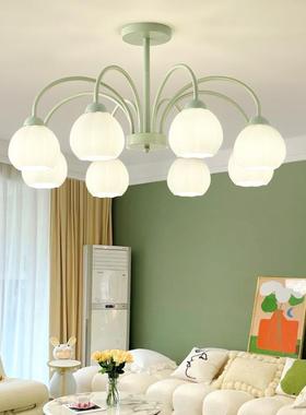 The chandelier in the living room smokes the headlights at t