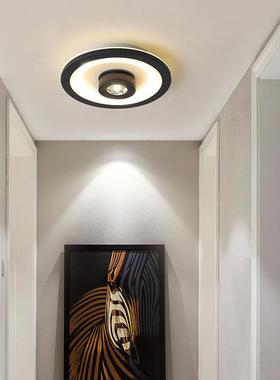 The hallway lights go down, the LED lights go into the Nordi