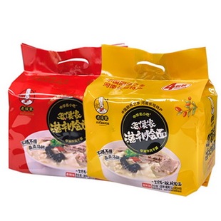 长垣老侯家滋补烩面手工速食方便非油炸羊肉滋补4连包河南特产