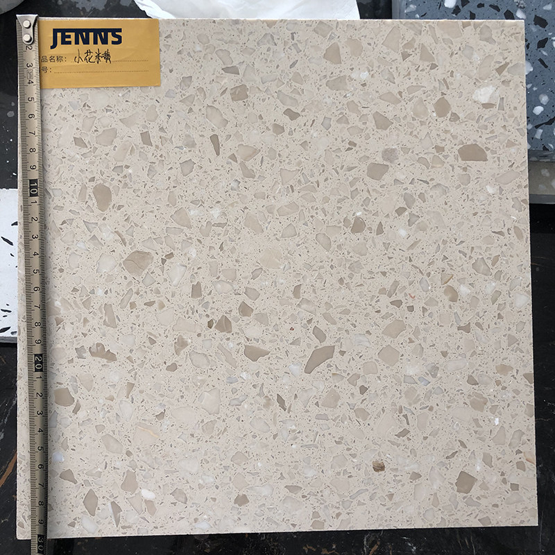 水磨石厂家大厅写字楼商场定制水磨石板材仿天然大理石成品非瓷砖