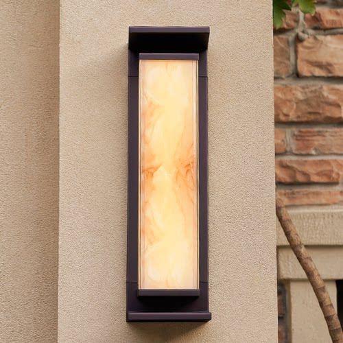 仿云石太阳能户外防水壁灯别墅花园露台围墙过道庭院灯室外大门灯