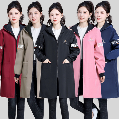 防水加绒保暖时尚罩衣