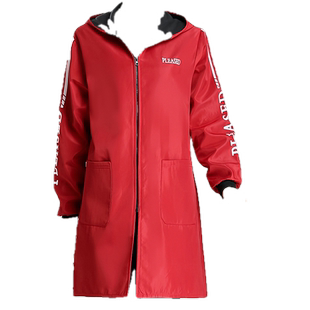 秋冬防水加绒罩衣大人工作服女外套时尚保暖上衣男士厨房长袖围裙