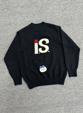 IS 1980s 三宅风格毛衣 羊毛呢秋冬针织保暖型复古休闲cleanfit风