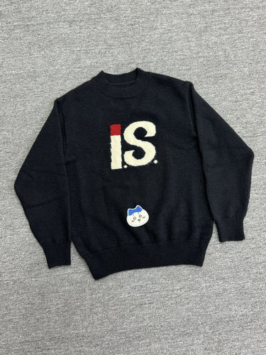 IS三宅风格羊毛保暖毛衣
