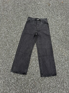 Vujade 009Drop2WES水洗灰黑浓咖啡色牛仔裤水洗复古kenijima同款