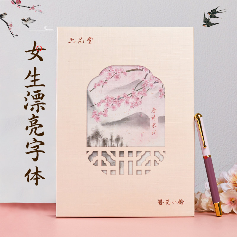 钢笔练字专用成年人字贴籫花楷书成年硬笔书法练字本适合女生练的字帖