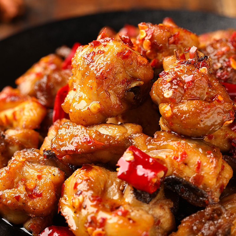 霸道舌尖四川辣子鸡丁零食鸡肉熟食麻辣小吃特产 进店选满3件包邮