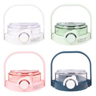 帝怡DY-BW776翩连起舞大肚保温杯通用绿粉白色杯盖配件背带1000ML