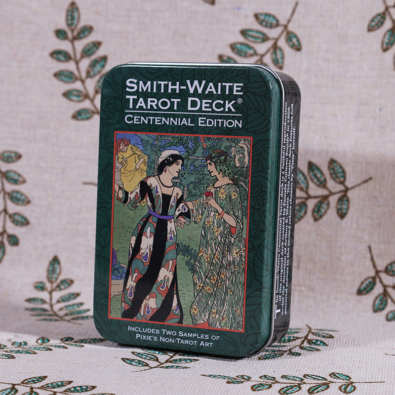 进口正版伟特百年韦特塔罗牌迷你铁盒版 Smith Waite Tarot维特卡-封面