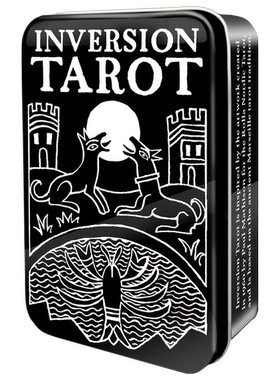 进口正版 Inversion Tarot in a Tin 迷你便携铁盒反色马赛塔罗牌
