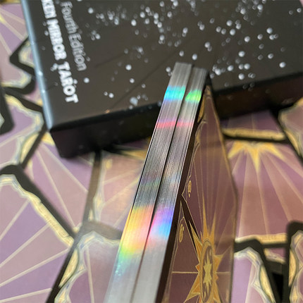 破碎镜像塔罗牌原装正版镀银Broken Mirror Tarot 韦特体系卡罗牌