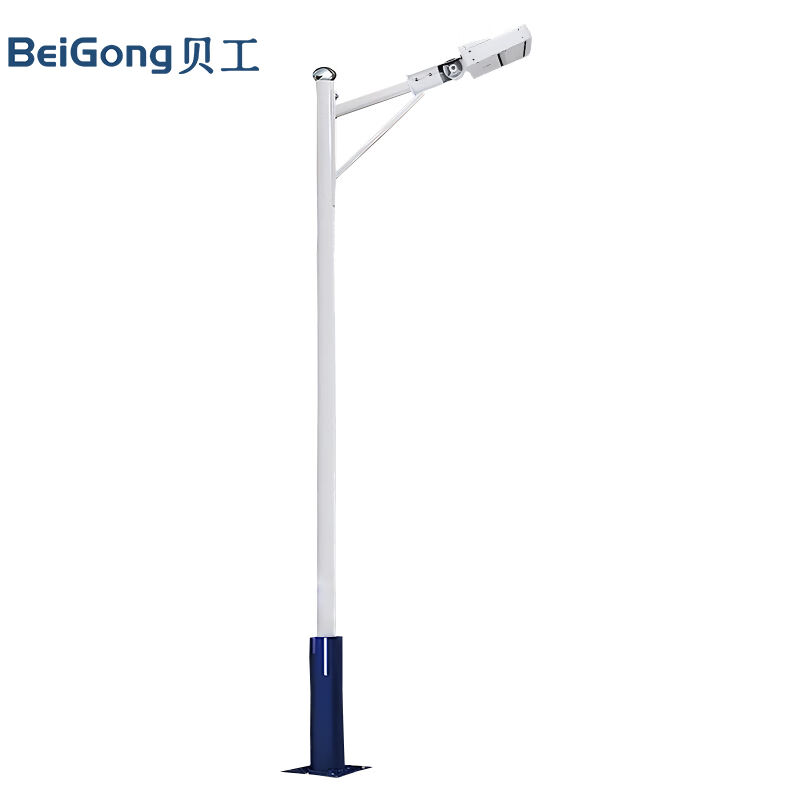 贝工LED路灯市电220VIP65明纬电源含4米灯杆BG-LDB01-50贝系列50W