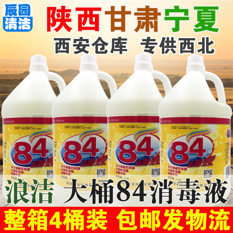 浪洁整箱 84消毒液 842消毒水家用酒店大桶杀菌去污漂白剂