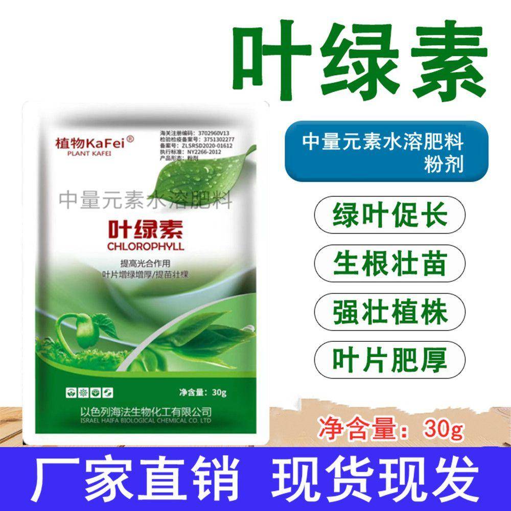 叶绿素氨基酸叶面肥果树黄叶变绿叶促进生根中量元素绿叶植物肥料