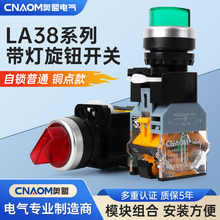 LA38-11XD/2 LA38-20XD/3带灯旋钮 带灯旋钮开关 一开一闭