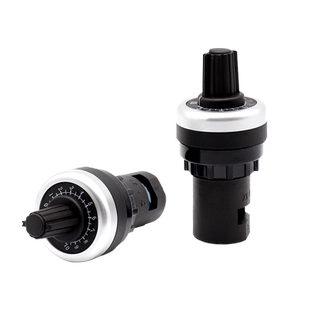 可调电位器旋钮高精度LA42DWQ-22开孔22mm精密调速变频器10k50k2k