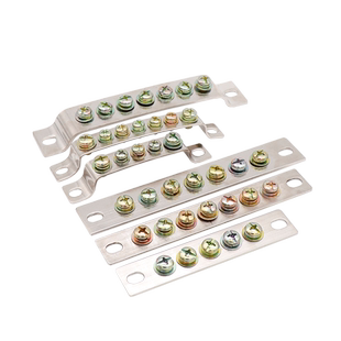 地排零线排大电流接地铜排地线端子3/5/7孔零地排10位接线端子