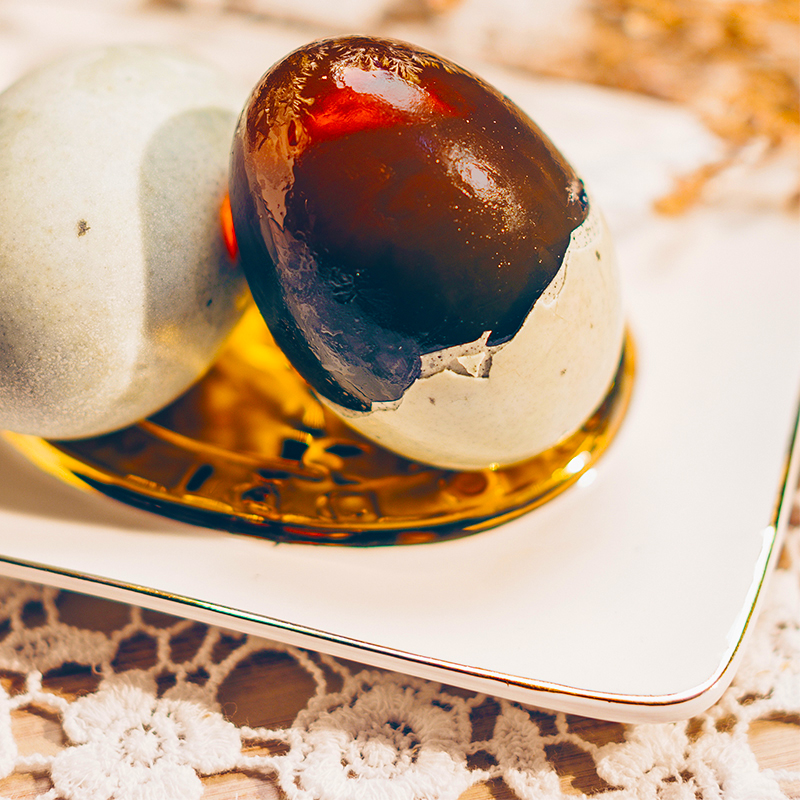 鸿狮30枚整箱无铅工艺溏心皮蛋