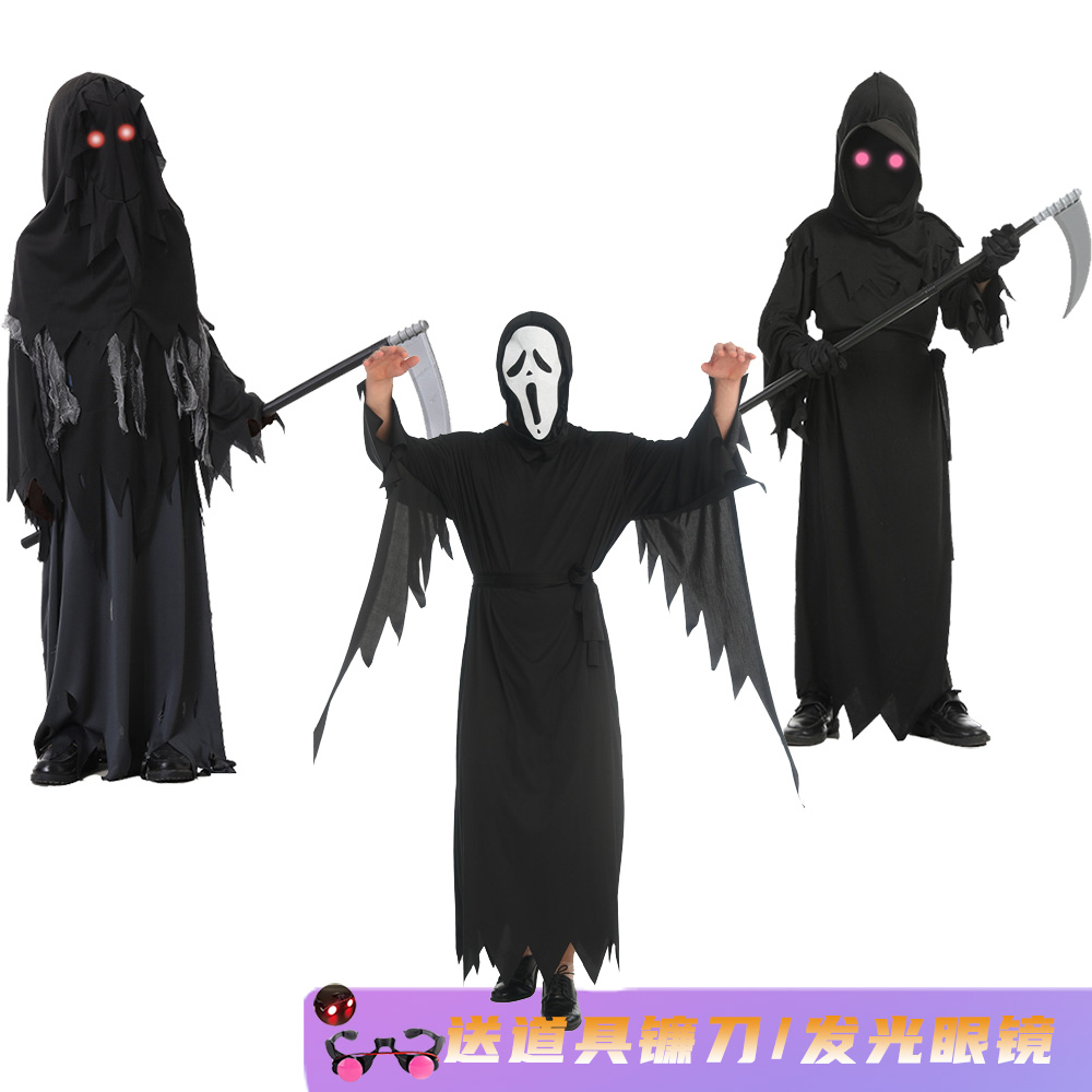 万圣节cosplay儿童地狱使者