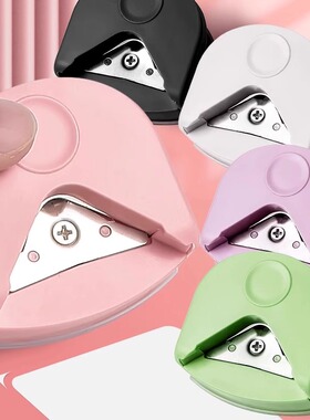 环美圆角器R4圆角切割器小型切圆器倒角器活页弧形照片diy贺卡卡纸相片塑封膜卡片直角尖角修剪裁剪机裁纸刀