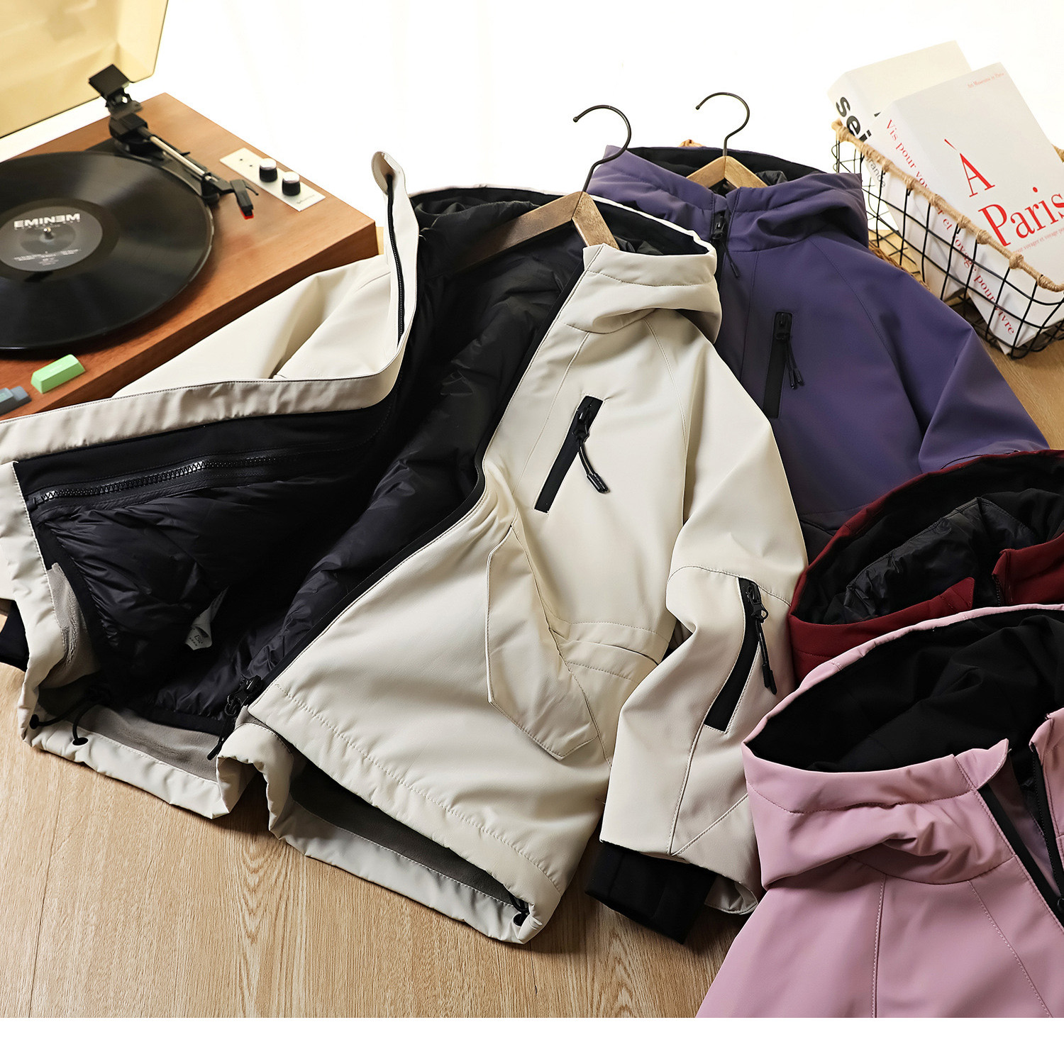 儿童加绒冲锋衣三合一羽绒服冬季可拆卸户外三防外套中大童保暖服