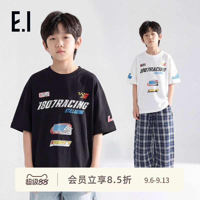 ei童装儿童短袖T恤潮酷风图片
