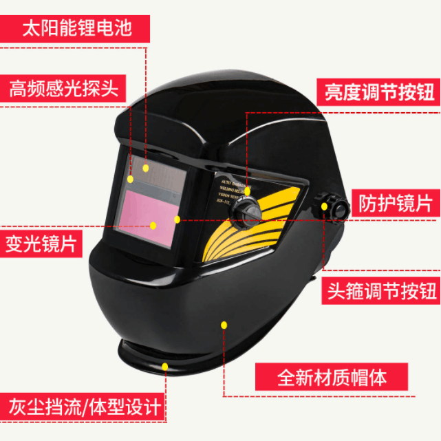 电焊面罩护眼头戴式正品头盔变色专用脸部镜片自动全自动防护帽式|msdalam kategori rumah harian, Peralatan perlindungan, Topeng perlindungan - dari Buy2taobao.com untuk memberikan perkhidmatan ejen Taobao profesional membeli