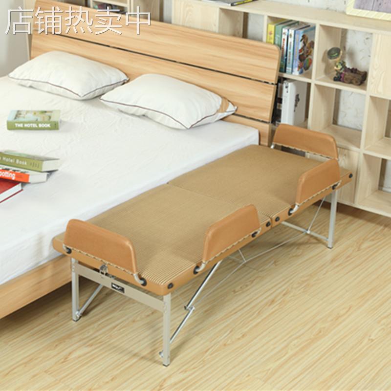 7K儿童折叠床拼接床可折叠女孩拼接大床无须安装展开即可床高可定