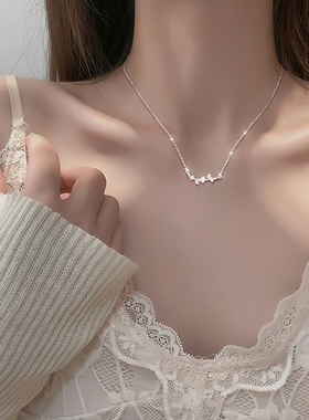 iu音岚纯银项链女生新款银杏叶项链轻奢小众锁骨链送女生生日礼物